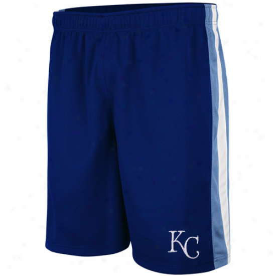 Kansas City Royals Royal Blue Umpire Call Mesh Shorts