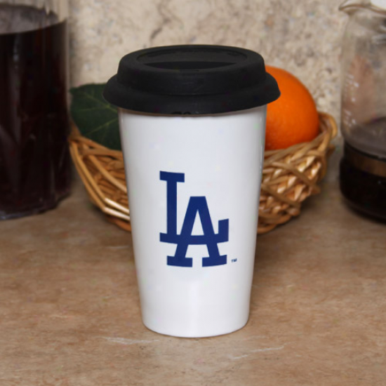 L.a. Dodgers 10oz. Ceramic Team Logo Travel Mug