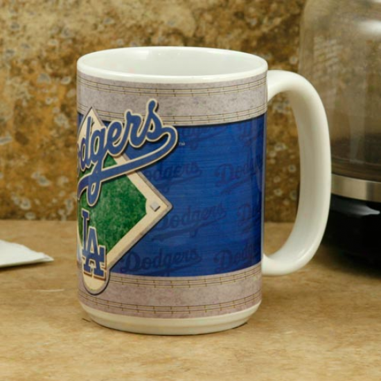 L.a. Dodgers 15oz. Sublimated Logo Mug