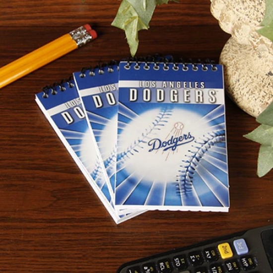 L.a. Dodgers 3-pack Team Memo Pads