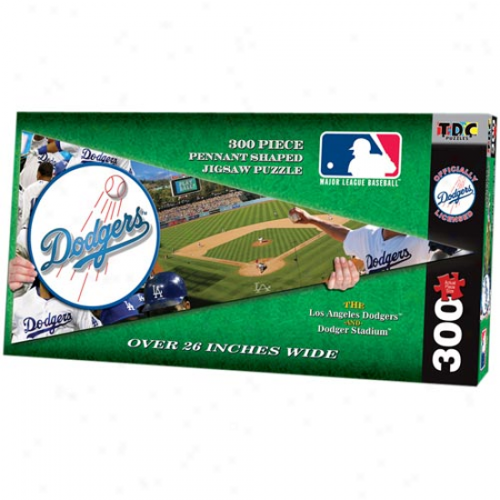 L.a. Dodgers 300-0iece Pennant Jigsaw Puzzle