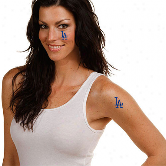 L.a. Dodgers 4-pack Temporary Tattoos