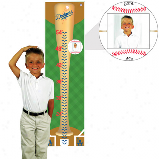 L.a. Dodgers Baseball Bat Growth Chart