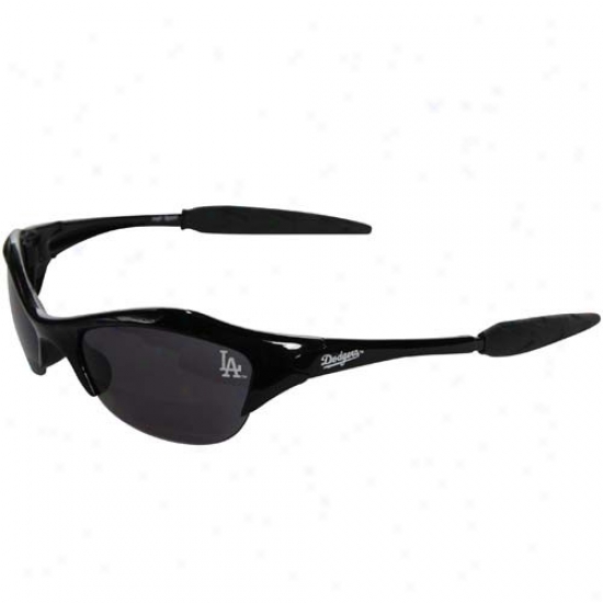 L.a. Dodgers Black Mlb Half Frame Sport Sunglasses