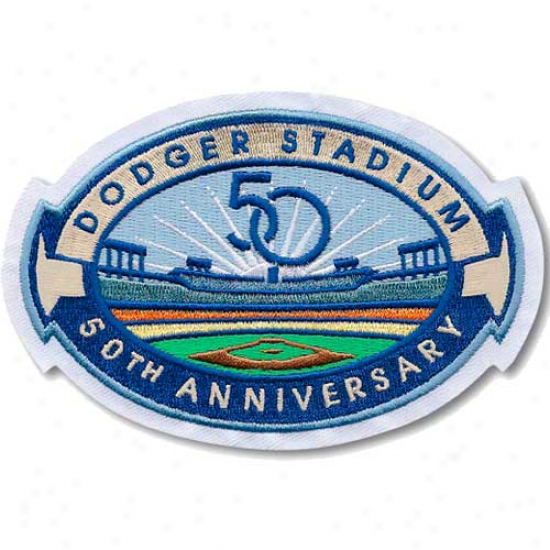 L.a. Dodgerz Dodger Stadium 50th Anniversary Collectible Patch