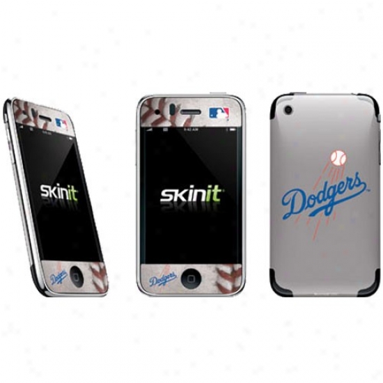 L.a. Dodgers Gray Iphone Skin Decal