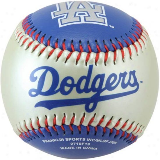 L.a. Dodgers Metallic Soft Strike Baseball