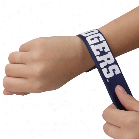 L.a. Dodgers Navy Blue Slap Bandz Bracelet