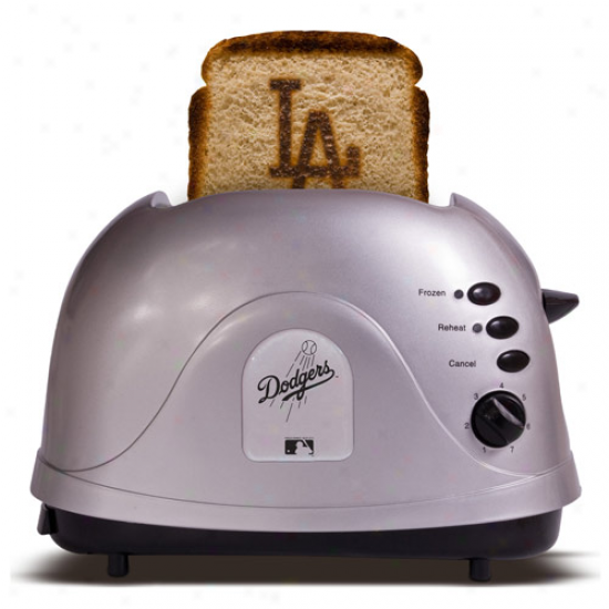 L.a. Ddgers Silver Team Logo Pro Toaster