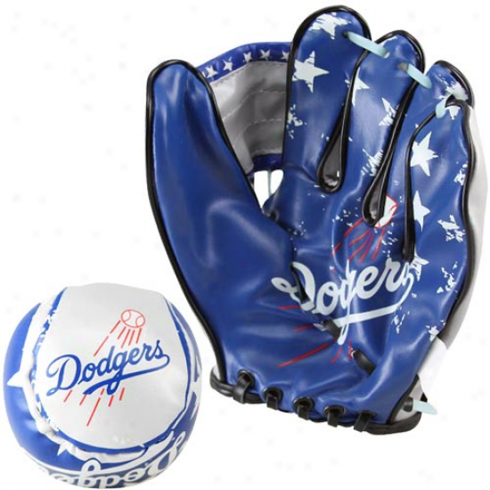 L.a. Dodgers Soft Ball & Glove Set