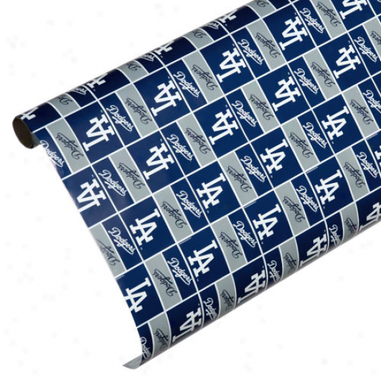 L.a. Dodgers Demon Block Wrapping Paper