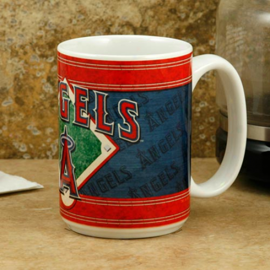 Los Angeles Angels Of Anaheim 15oz. Sublimated Logo Mug