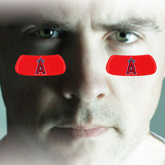 Los Angeles Angels Of Anaheim 2-pair Red Team-colored Eye Black Strips