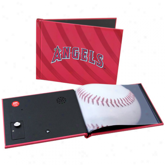 Los Angelex Angels Of Anaheim 6'' X 8'' Carnelian Recordable Photobook