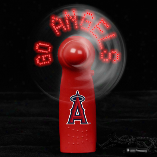 Los Angeles Angels Of Anaheim Light-up Handheld Message Fan