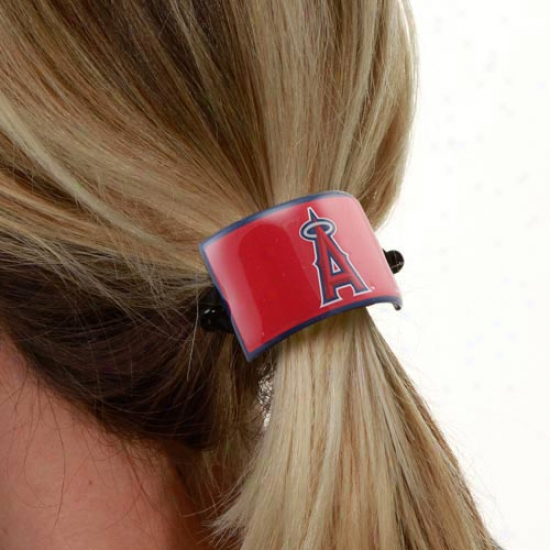 Los Angeles Angeos Of Anaheim Team Logo Cuff Ponytail Holder