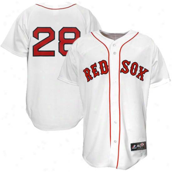 Majestic Adrian Gonzalez Boston Red Sox Replica Jersey - White