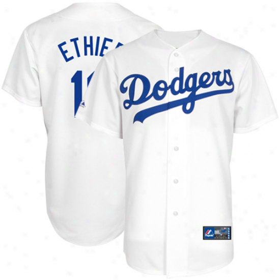 Majestic Andre Ethier L.a. Dodgers Replica J3rsey - White