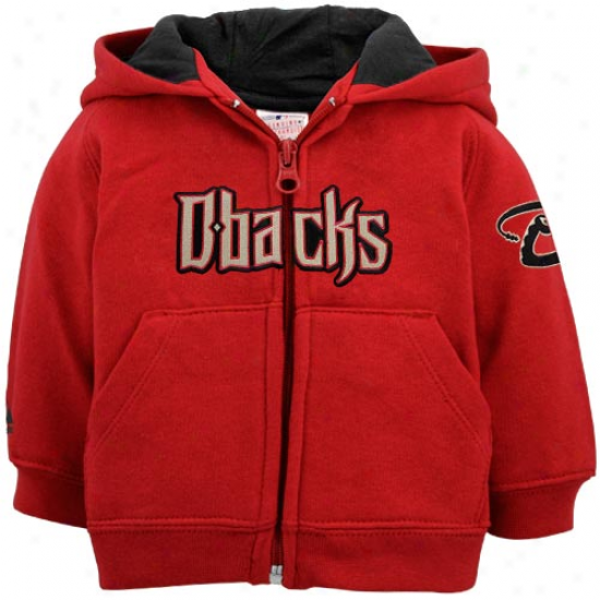 Majestic Arizona Diamondbacks Preschool Red Full Zip Hoody Sweatshirt