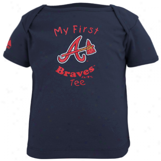 Majestic Atlanta Braves Infant My First Tee T-shirt - Navy Blue