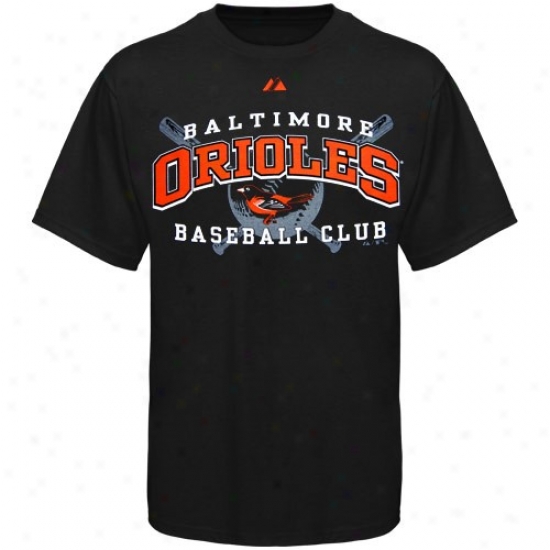 Elevated Baltimore Orioles Black Monster Play T-shrt