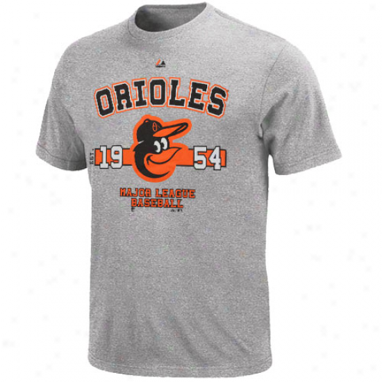 Majestic Baltimore Orioles Opening Series T-shirt - Ash