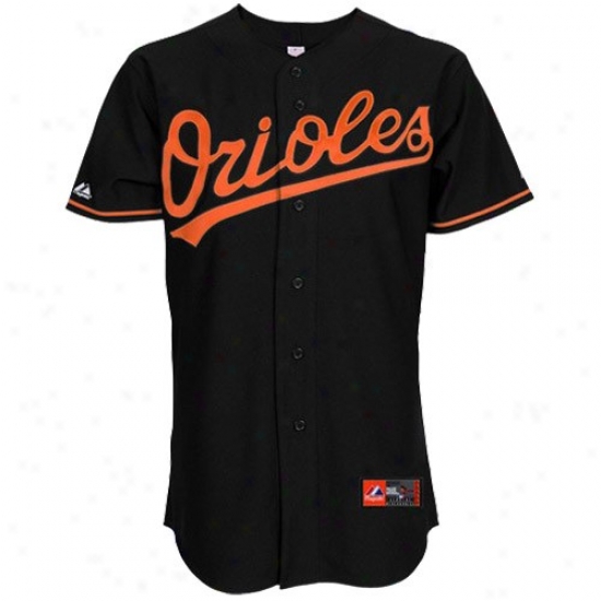 Majestic Baltimore Orioles Replica Jersey-black