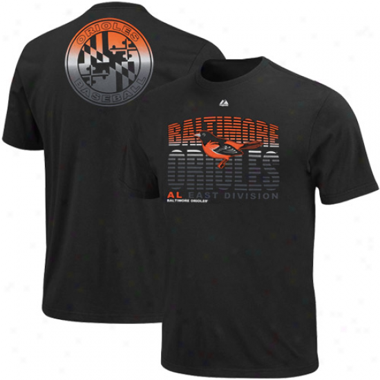 Majestic Baltimore Orioles Turn To Victory T-shirt - Black