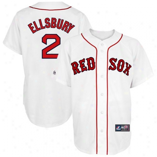 Maestic Boston Red Sox #2 Jacoby Ellsbury Of a ~ color Replica Baseball Jersey