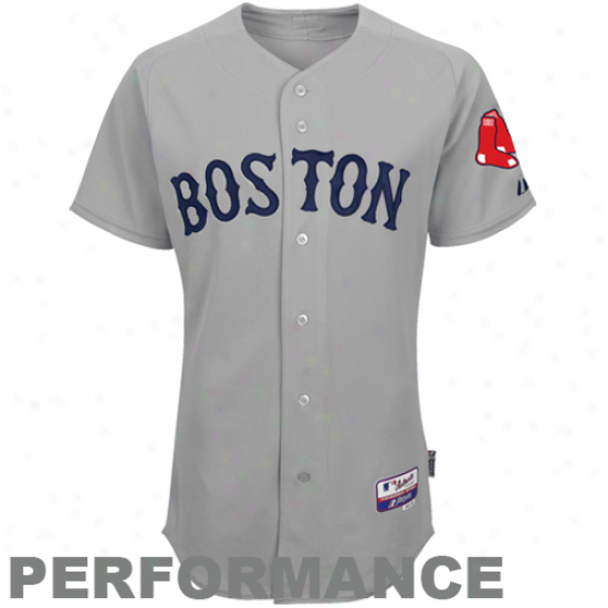August Boston Red Sox Authentic On-field Performance Jersey - Gray
