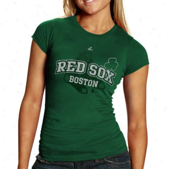 August Boston Red Sox I Love Green T-shirt - Green