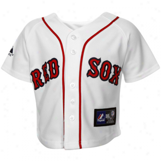 Majestic Boston Red Sox Infant Replica Jersey - White