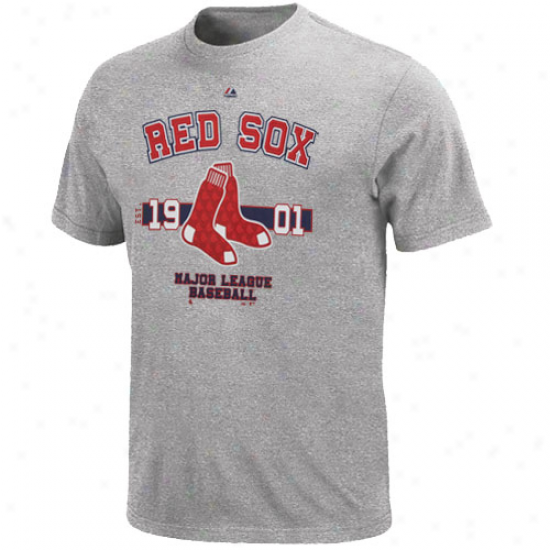 Majestic Boston Red Sox Opening Series T-shirt - Ash