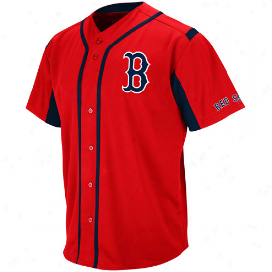 Majestic Boston Red Sox Wind-up Jersey - Red