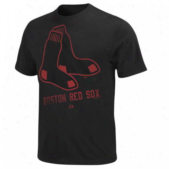 Majestic Boston Red Sox Winning Sign T-shirt - Black