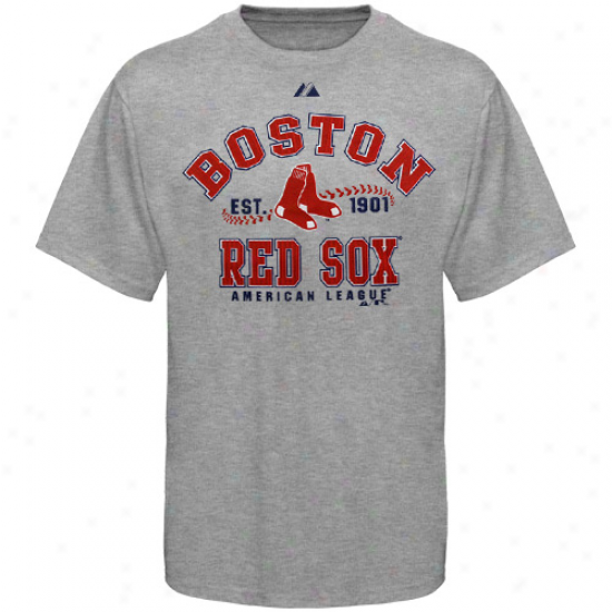 Majestic Boston Red Sox Youth Ash Dial It Up T-shirt