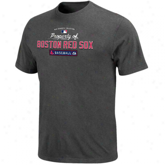 Splendid Boston Red Sox Youth Charcoal Character Of T-shirt