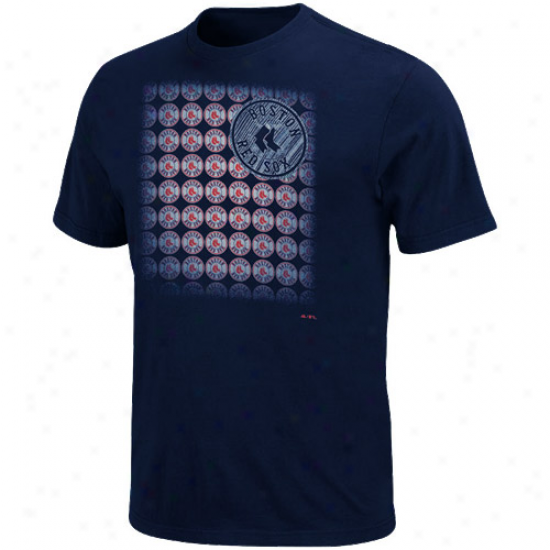 Majestic Boston Red Sox Youth Ships of war Blue Spotlight T-shirt