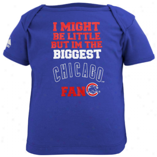 Majestic Chicago Cubs Infant Royal Blue Biggest Fan T-shirt