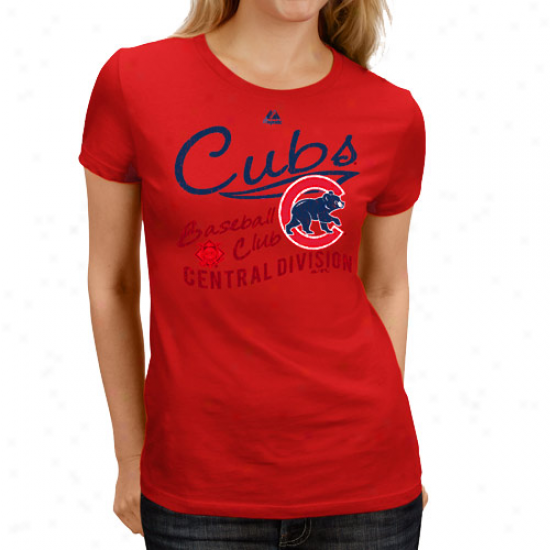 Majestix Chicago Cybs Ladies Red Firestorm T-shirt