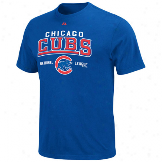 Majestic Chicago Cubs Royal Blue Built Legacy T-shirt