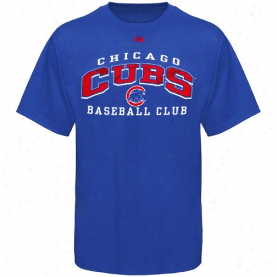 Majestic Chicago Cubs Royal Blue Monster Play T-shirt