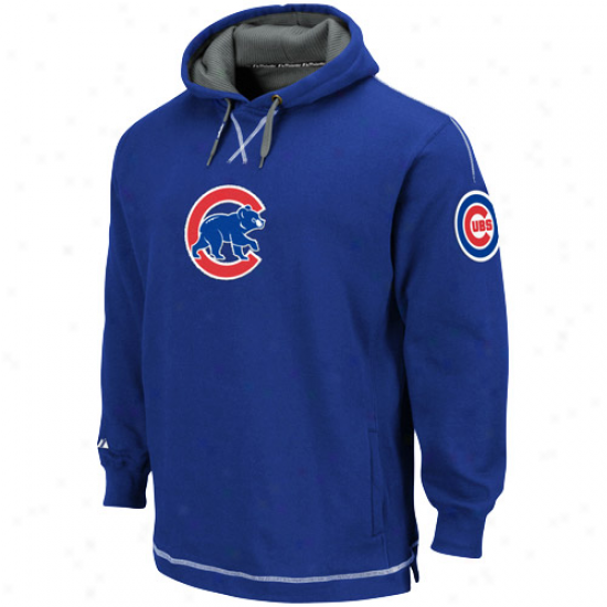 Majestic Chicago Cubs Royal Blue The Liberation Pullover Hoody Sweatshirt