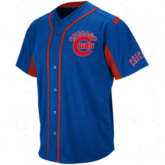 Majestic Chicago Cubs Wind-up Jersey - Royal Blue