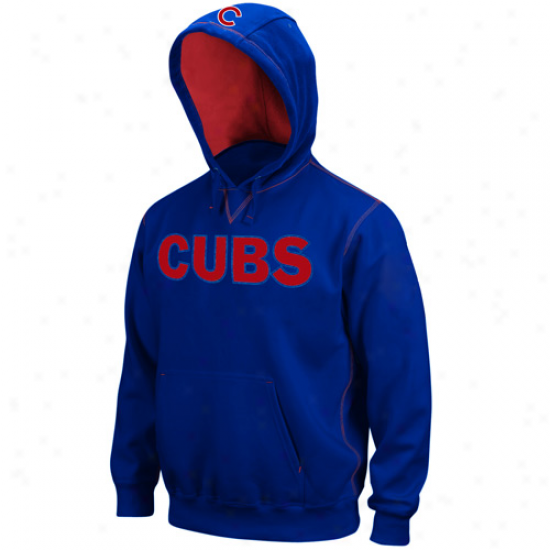 Majestic Chicago Cubs Youth Golden Child Pullover Hoodie Sweatshirt - Royal Blue