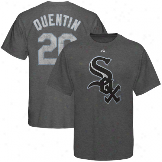 Majestic Chicago White Sox #20 Carlos Quentin Ships Blue Stars & Stripes Player T-shirt