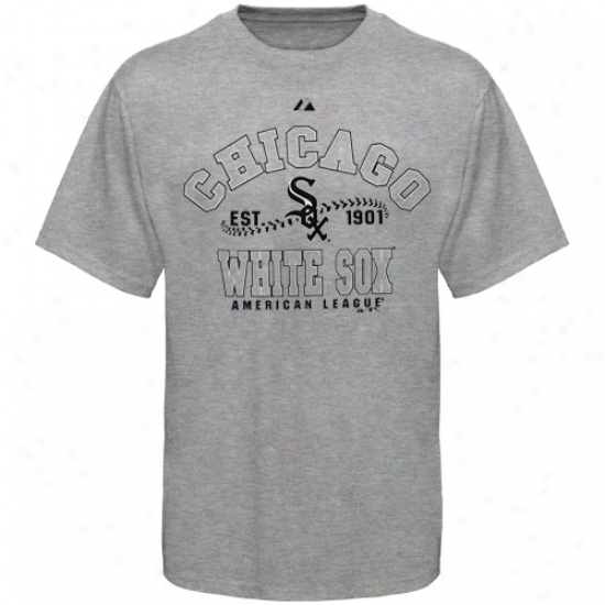 Majestic Chicago White Sox Ash Dial It Up T-shirt