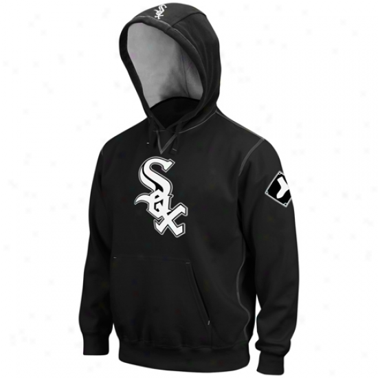 Majestic Chicago White Sox Black Goldeb Child Pullover Hoody Sweatshirt