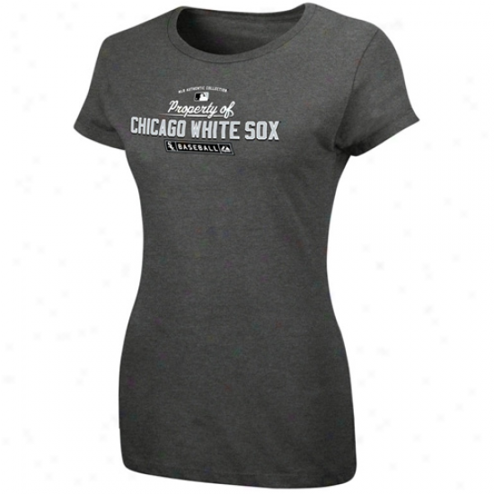 Majestic Chicago White Sox Ladies Charcoal Character Of T-shirt