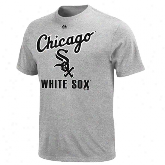 Majestic Chicago White Sox Performance Fan T-shirt - Ash